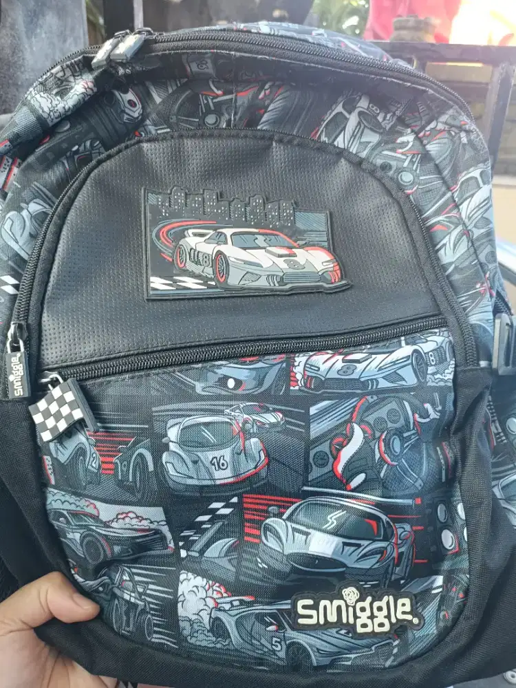 Tas Smiggle Ori Racing Like New - COD Denpasar Nett 300rb