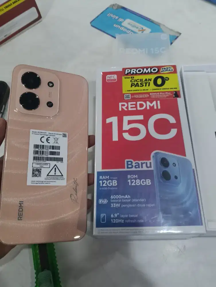 Redmi 15c ram 6+6/128 bisa tanpa dp