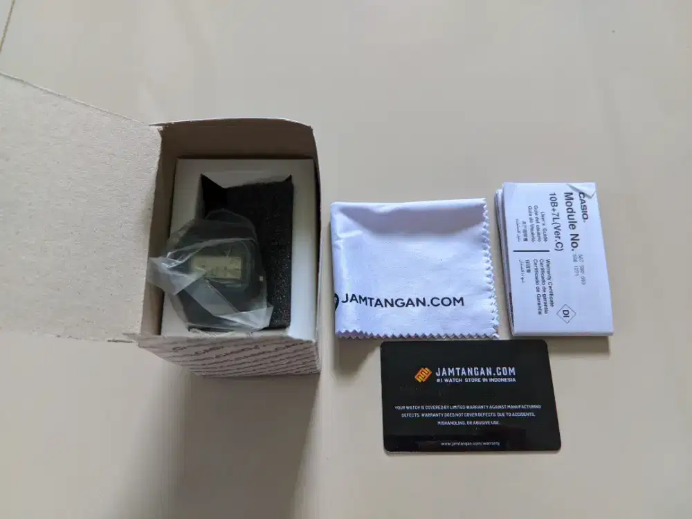 Jam tangan Casio F91W 1DG kondisi baru