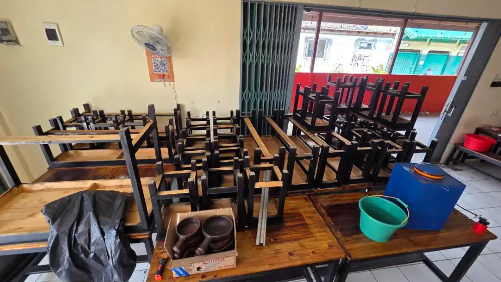 Meja + kursi makan