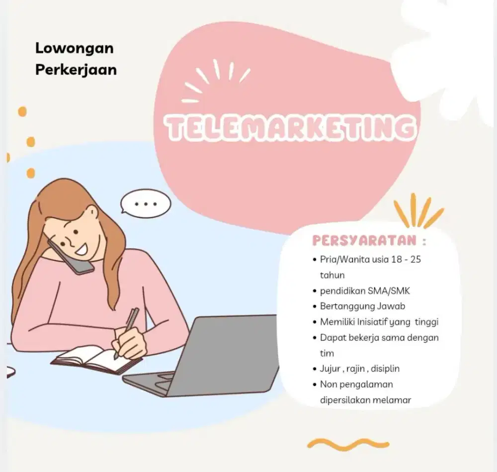 Lowongan Kerja Sales Marketing Staff