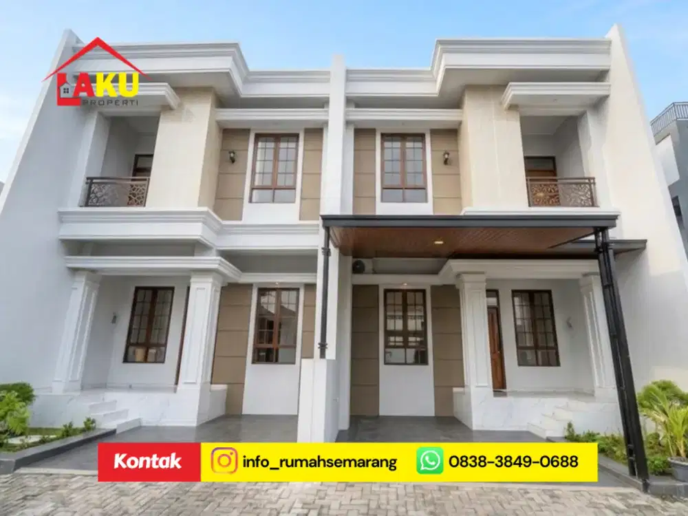 Rumah 2 Lantai Banyumanik – Cluster Eksklusif Fasum Lengkap Plus Mini Zoo dan Kolam Renang