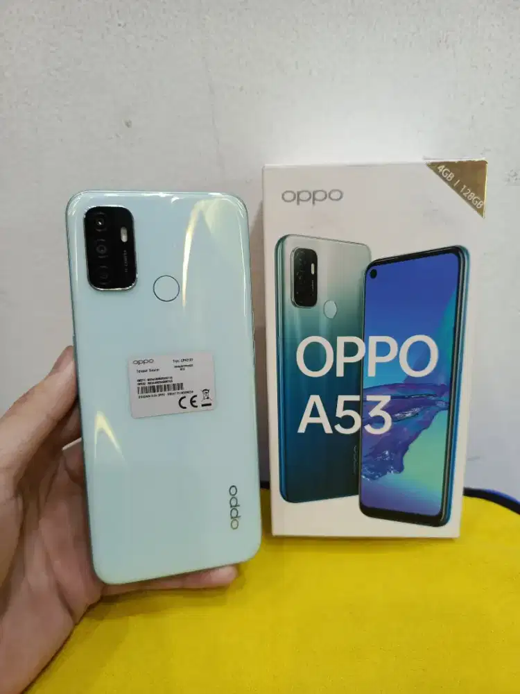 Oppo A53 4/128 Resmi, Fullset, Mulus, Nominus