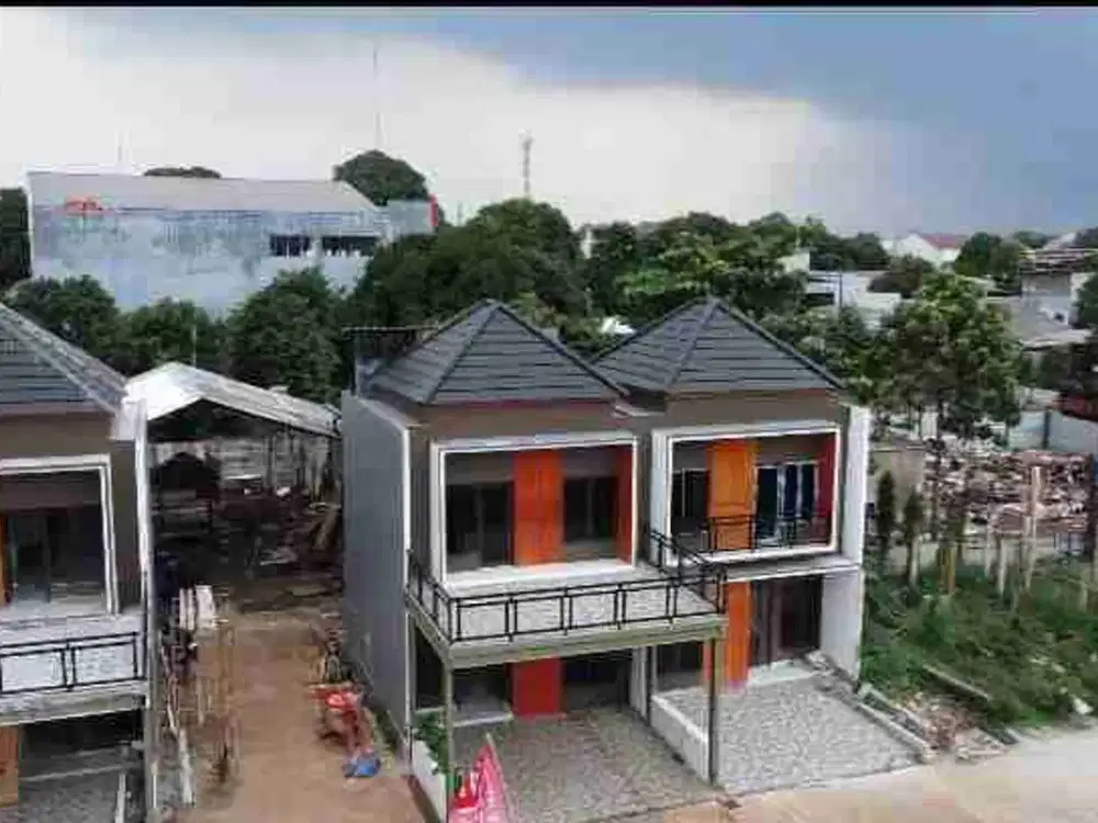 Rumah dijual dalam cluster mewah lokasi strategis pinggir jalan raya utama jatiwarna 5menit ke tol JORR jatiwarna