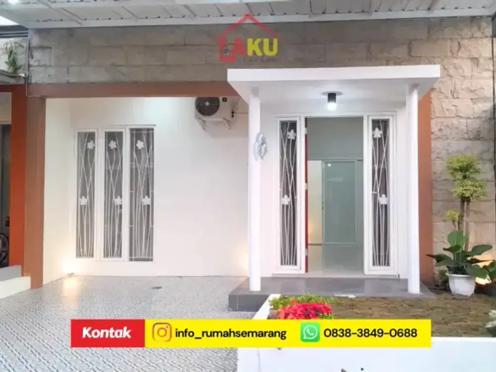 Rumah siap pakai, lingkungan tenang, nyaman, cluster di Jl.Elang Raya, Mangunharjo, Tembalang