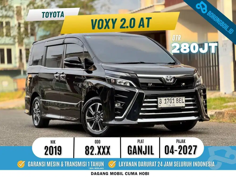 Pajak Panjang! Toyota Voxy 2.0 AT 2019 Hitam