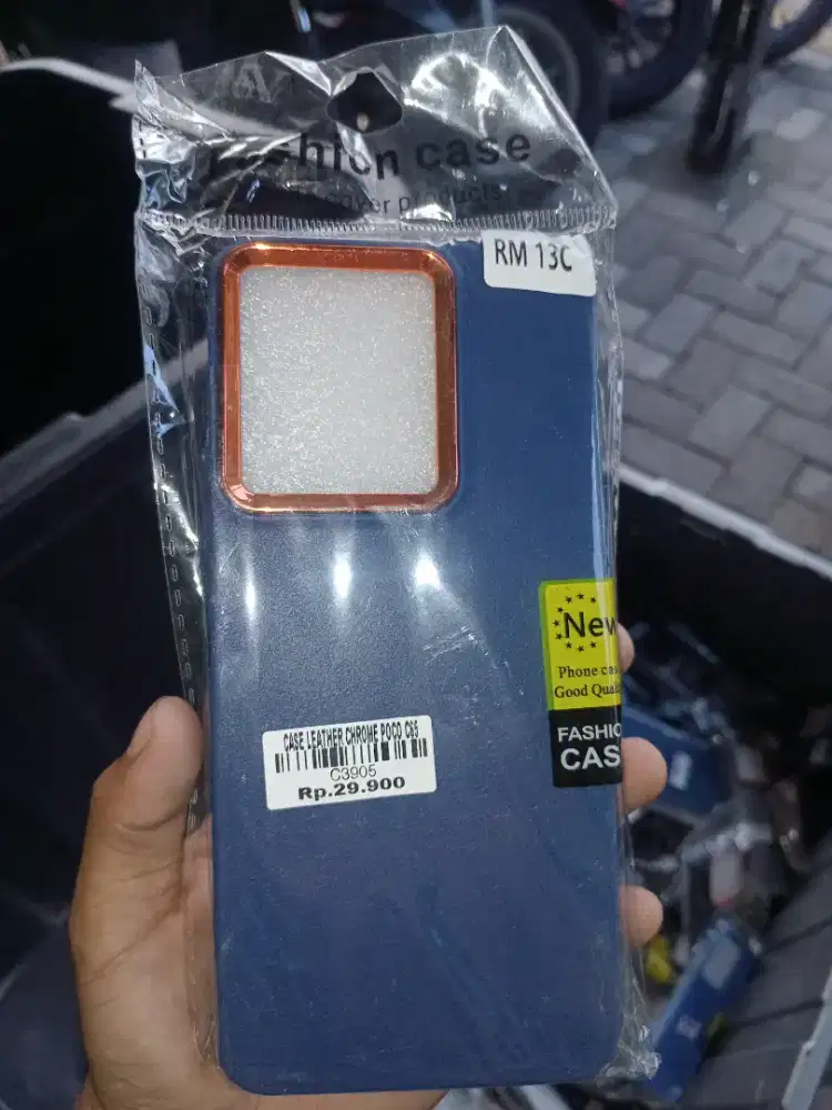 CASE LEATHER CHROME POCO C65 ATLANTIS DAHSYAT