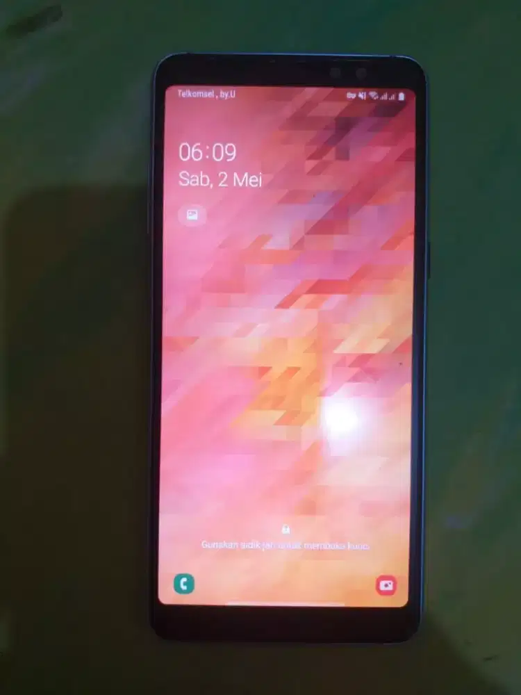 Samsung A8 plus hp aja