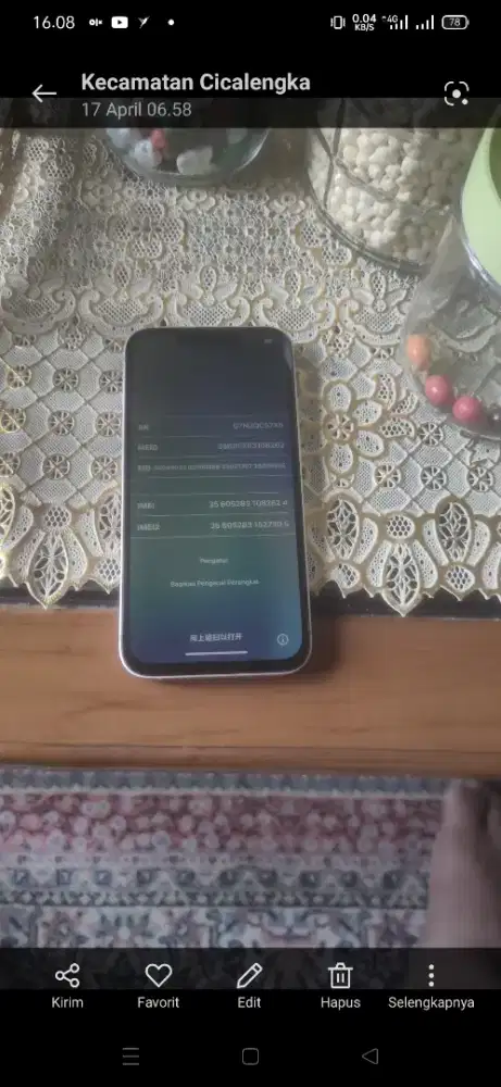 iPhone 13 256 inter lock iCloud