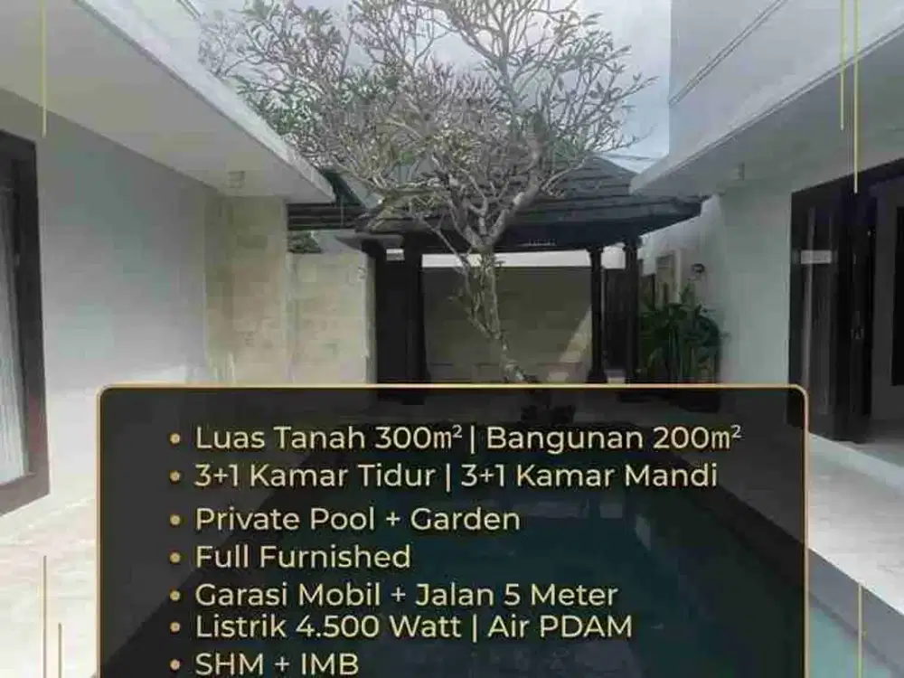 Luxury Freehold Villa Modern Minimalis di Mumbul Nusa Dua Bali