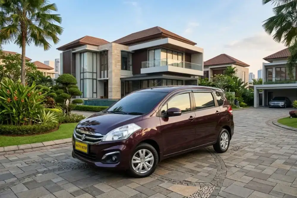 Ertiga GX Matik 2017 Burgundy Odo 83 rb an DP Rp. 30 JT