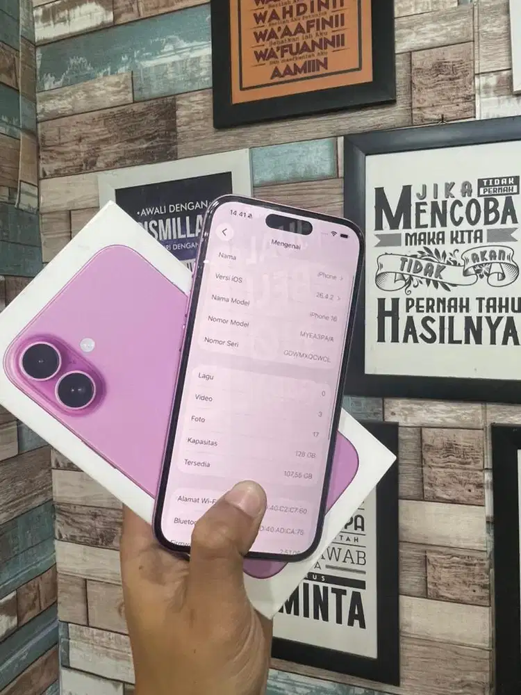 iphone 16 128gb pink ibox istimewa