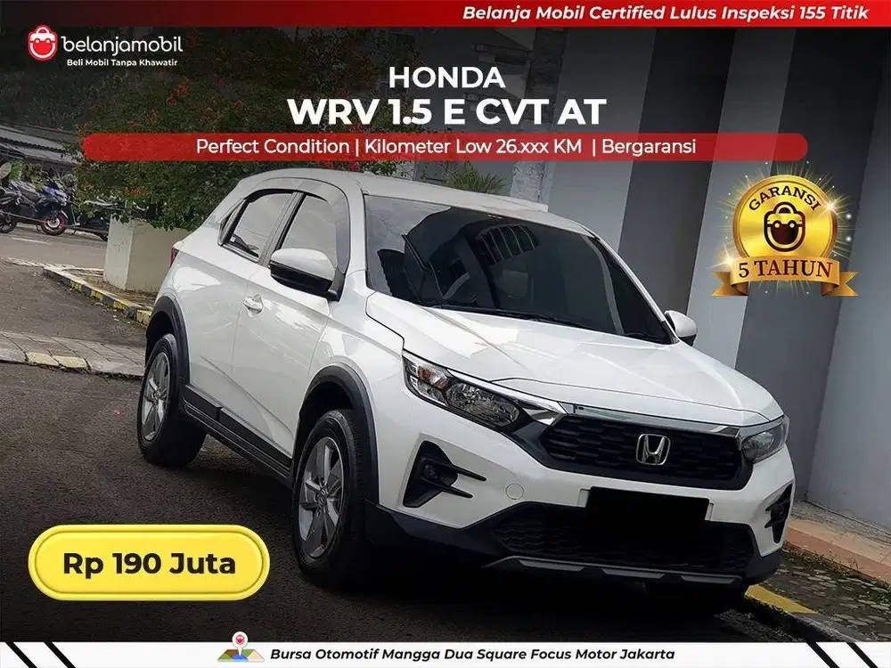 [ LOW KM 26RB ] Honda WR-V WRV WR V 1.5 E CVT AT 2022/2023