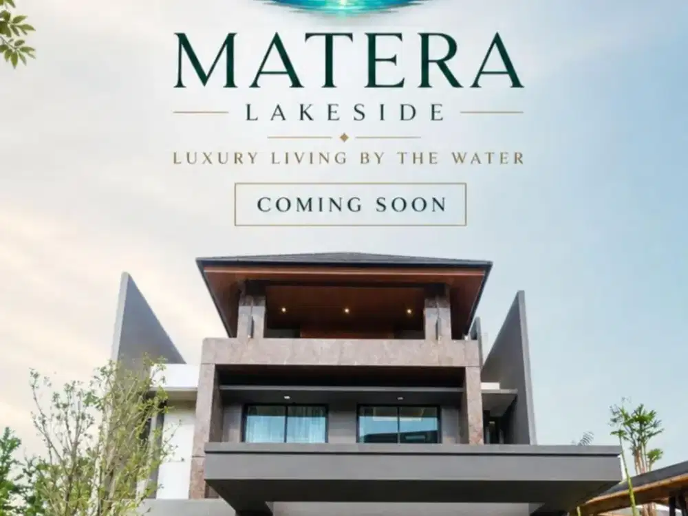 Rumah mewah ala villa pertama di Gading Serpong Matera lake view
