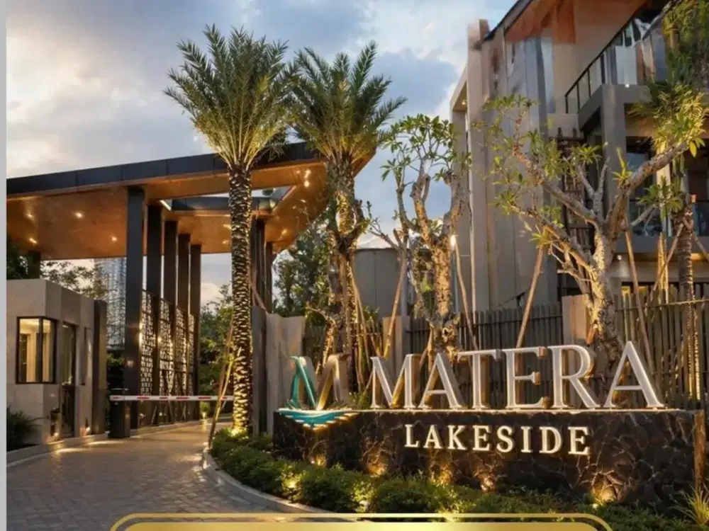 Rumah mewah di Gading Serpong view Danau Matera lake side