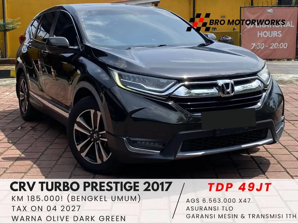 (TDP 49jt) HONDA CRV TURBO PRESTIGE 2017, CRV TURBO PRESTIGE 2018
