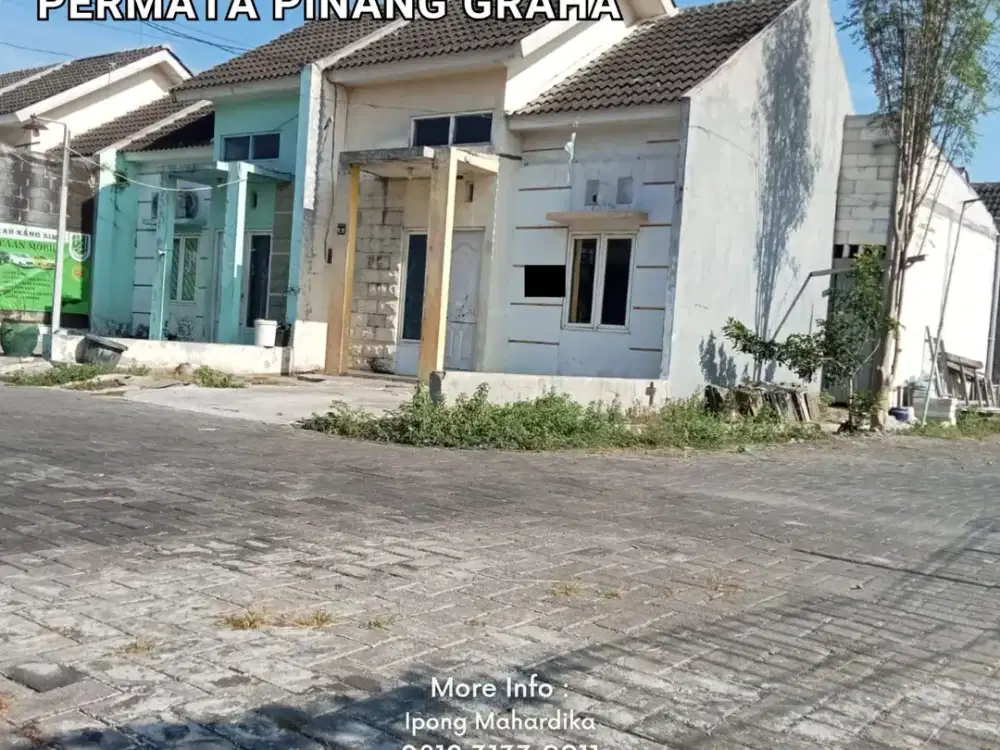 Dijual Rumah Pojok SHM di Permata Pinang Graha Sidoarjo