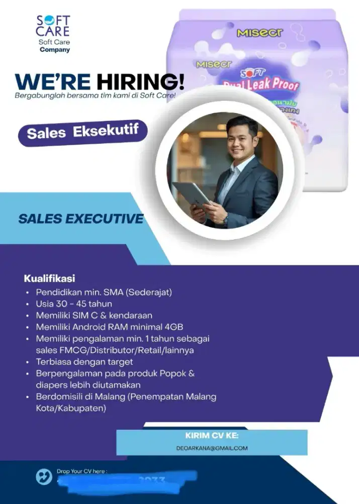 Dicari, SALES EKSEKUTIF