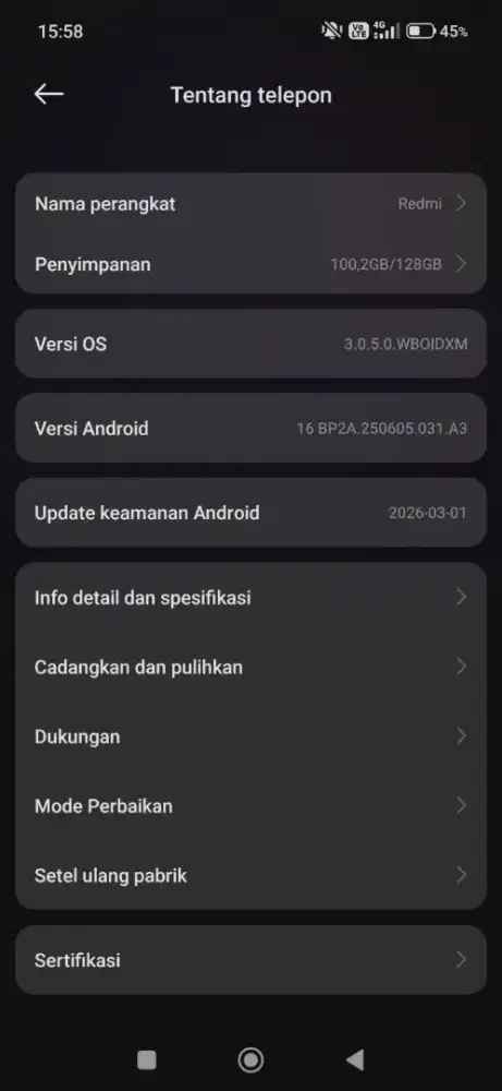 Xiaomi redmi 15