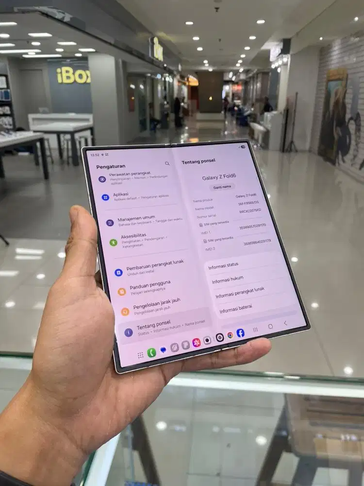 samsung fold 6 12/256 pink resmi