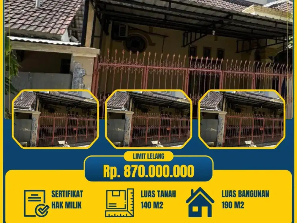 RUMAH SECOND MINASA UPA PERUMAHAN MINASA SARI