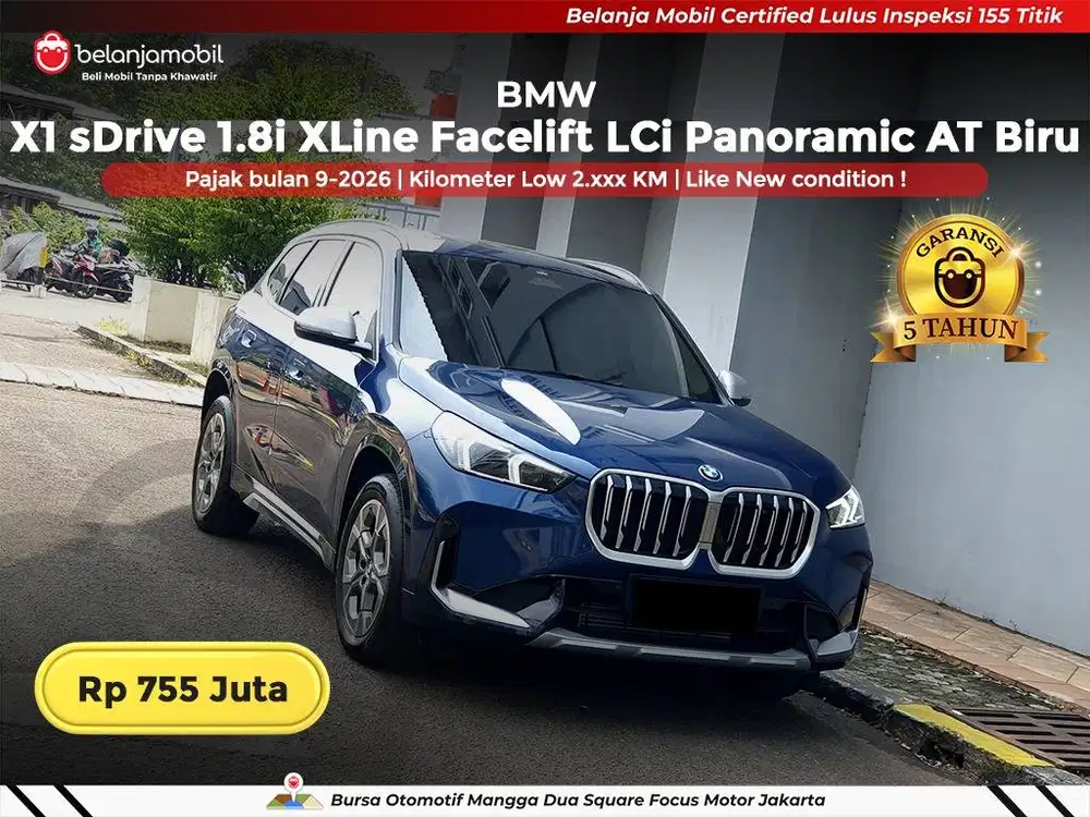 [ LOW KM 2RB ] BMW X1 X 1 sDrive 1.8i XLine Facelift LCi 2024/2025