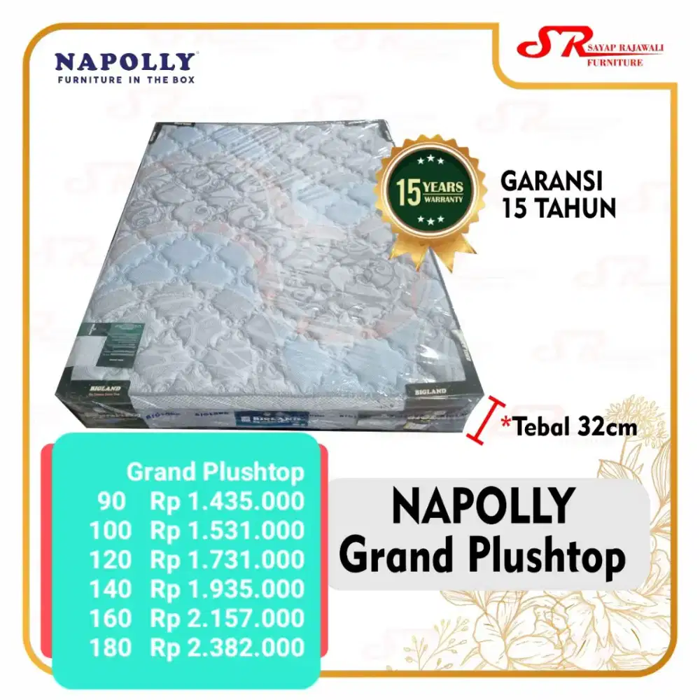 springbed Bigland Grand Plushtop  All Ukuran Murah Area Jogja (dwi)