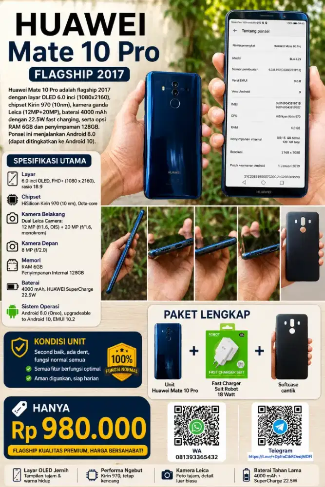 Huawei Mate 10 Pro 6/128