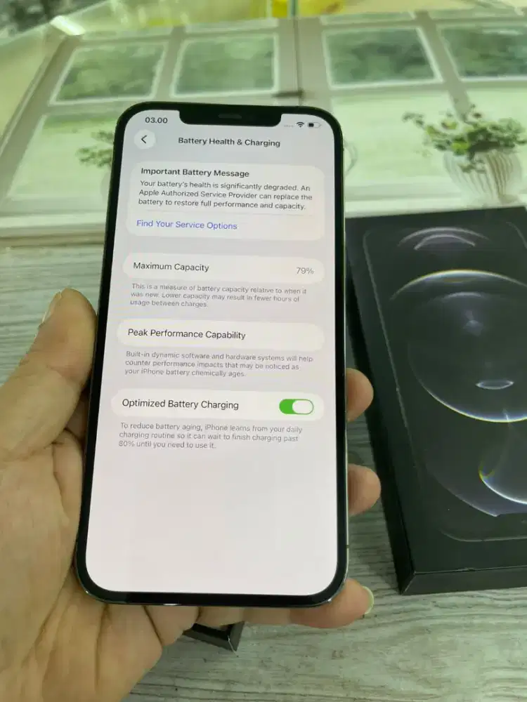 iPhone 12 Promax 128Gb iBox Resmi Fullset