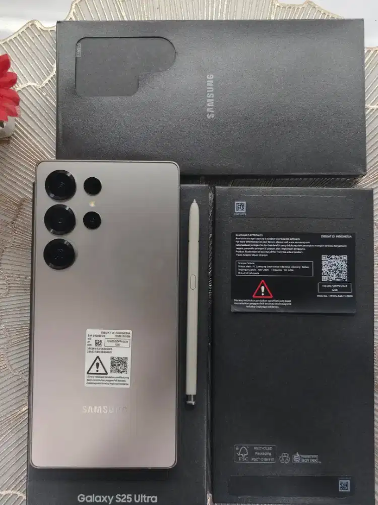 Samsung s25 ultra 12/512gb titanium gray sein fullset