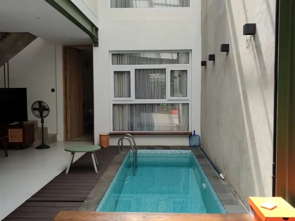 Rumah Siap Huni Semi Furnish Private Pool, Gandul Cinere - Depok