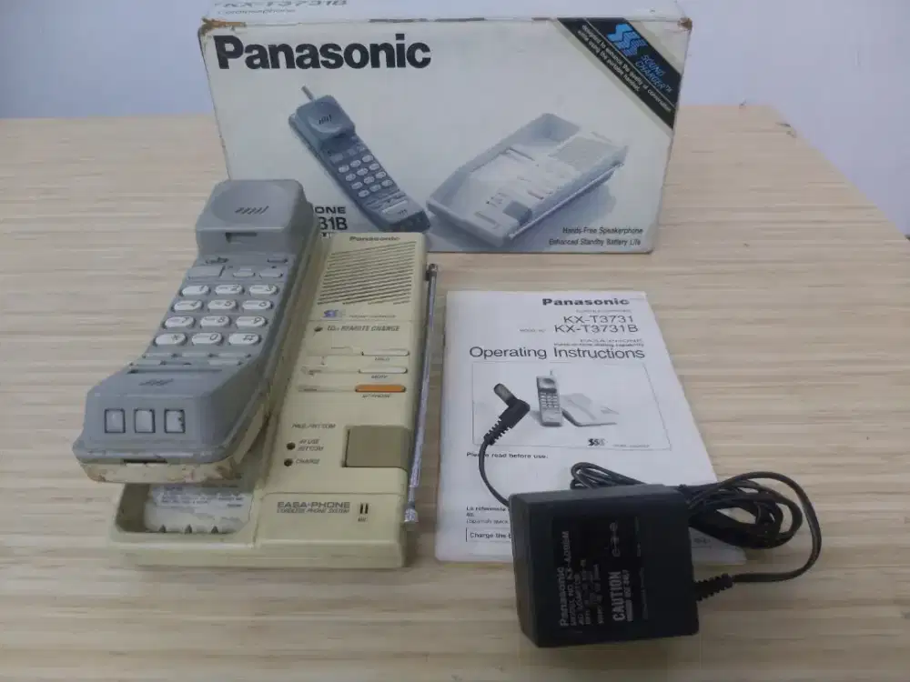 PANASONIC KX-T3731B Cordlessphone