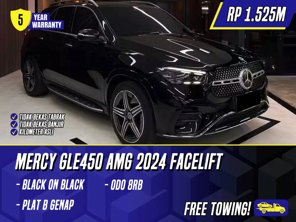 Mercedes Benz GLE450 AMG 2024 NIK 2023 Facelift Black Hitam Mercy GLE