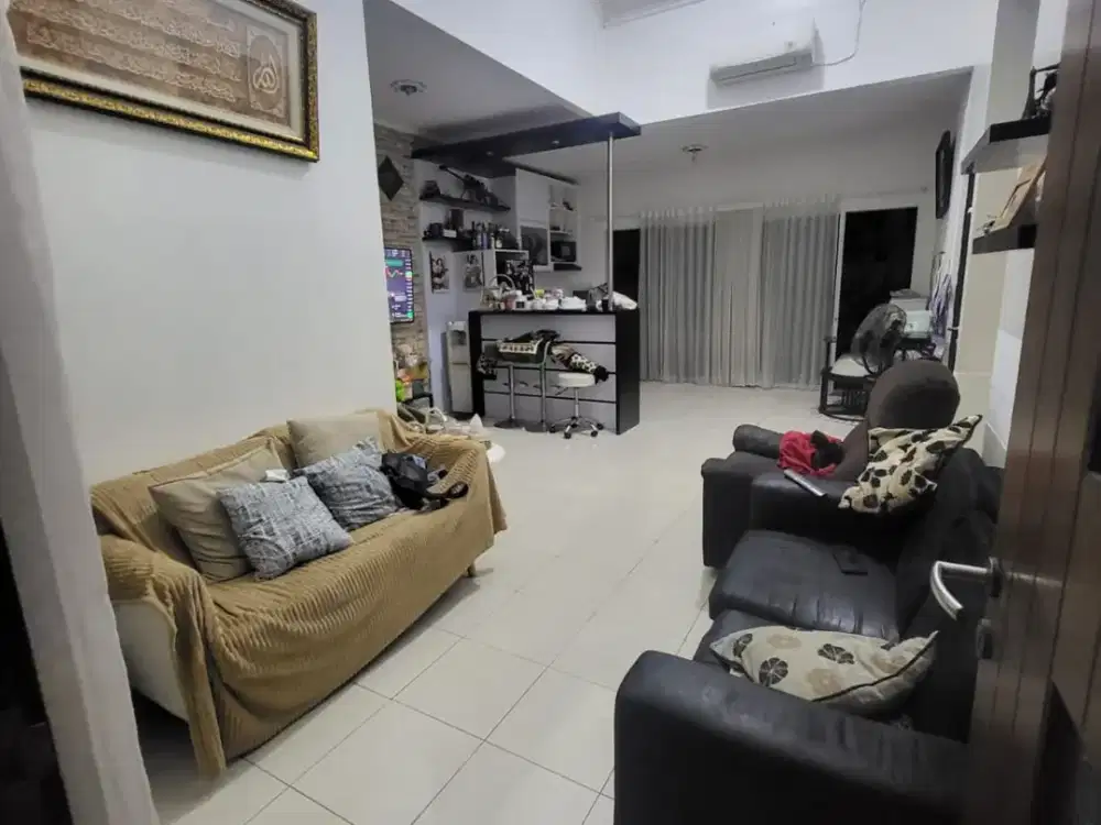 DIJUAL RUMAH FULL FURNISH TERMURAH DI CLUSTER ARALIA HARAPAN INDAH BEKASI