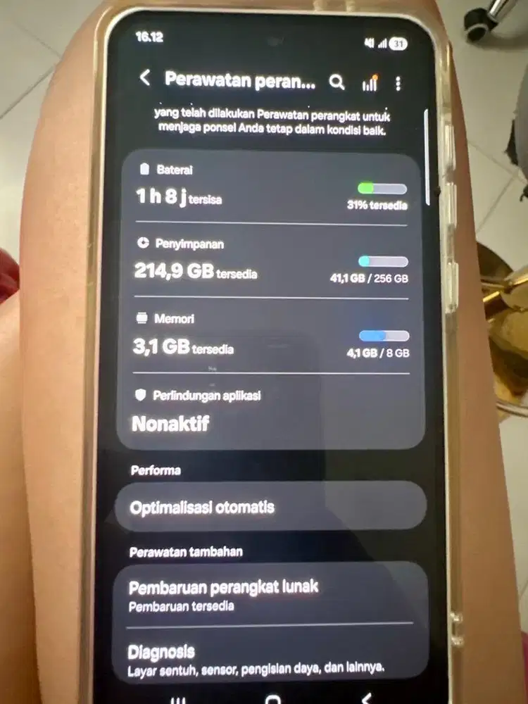 Jual Samsung Galaxy A56 8/256 Pink Mulus Like New