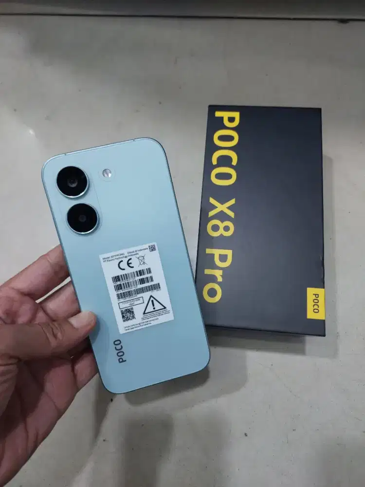 Xiaomi poco x8 pro 5g 8/256 Batre healt 100%pemakaian baru seminggu