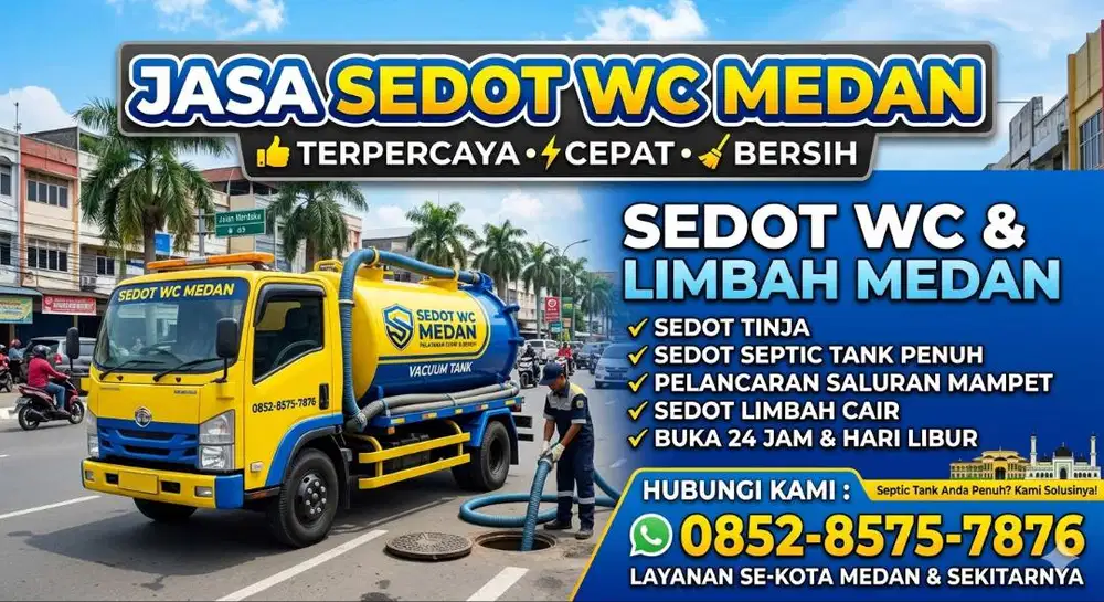 Jasa sedot WC tersumbat
