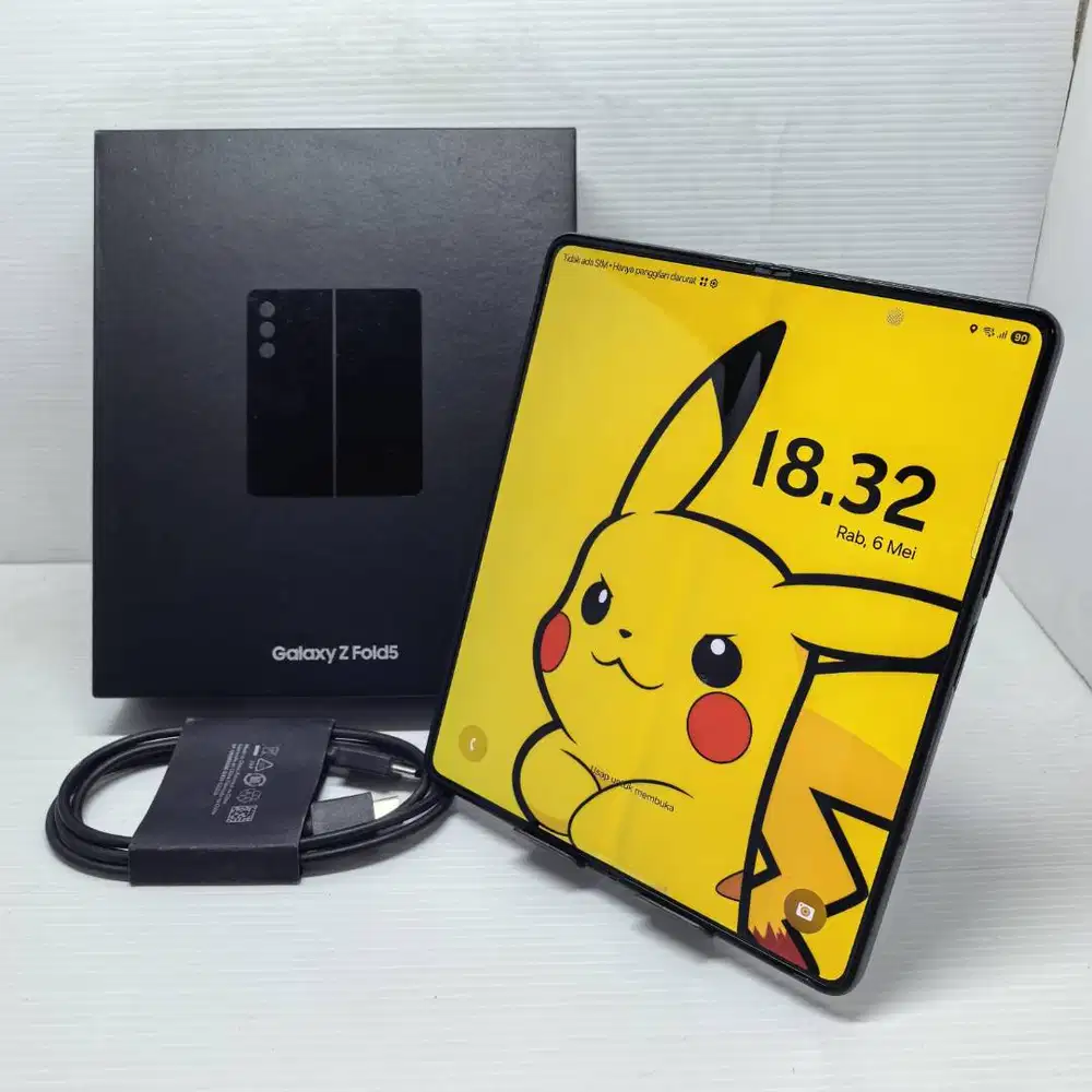 MULUS SAMSUNG GALAXY Z FOLD 5 5G 12/512 BLACK EX SEIN NO MINUS LENGKAP