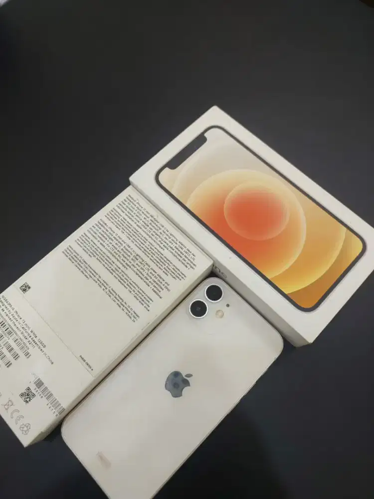 iPhone 12 Mini 128Gb Putih Garansi Resmi PA/A (TAM)