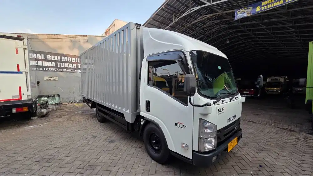Isuzu Elf NLR 85 Long E4 120PS 4R Pwr Str + BoxBesi Jumbo - 2024