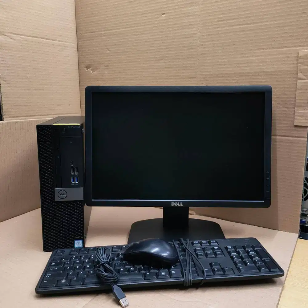 PC DELL FULLSET CORE I5 6500 RAM 8GB SSD 128GB + MONITOR 19 INCH *RZC
