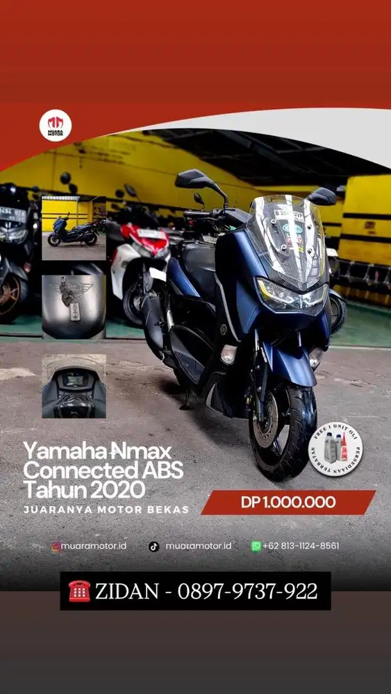 YAMAHA ALL NEW NMAX CONNECTED ABS 2020 TERAWAT !!!