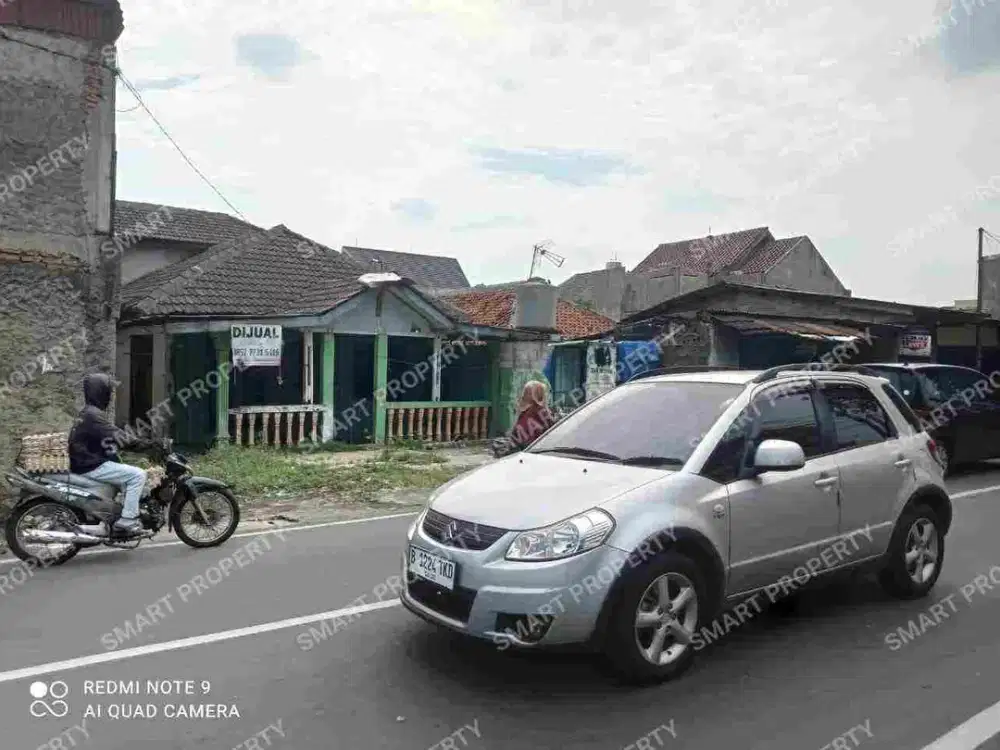 DI JUAL RUMAH LAMA HITUNG TANAH DI JLN RAYA CURUG PONDOK KELAPA DUREN SAWIT JAKTIM