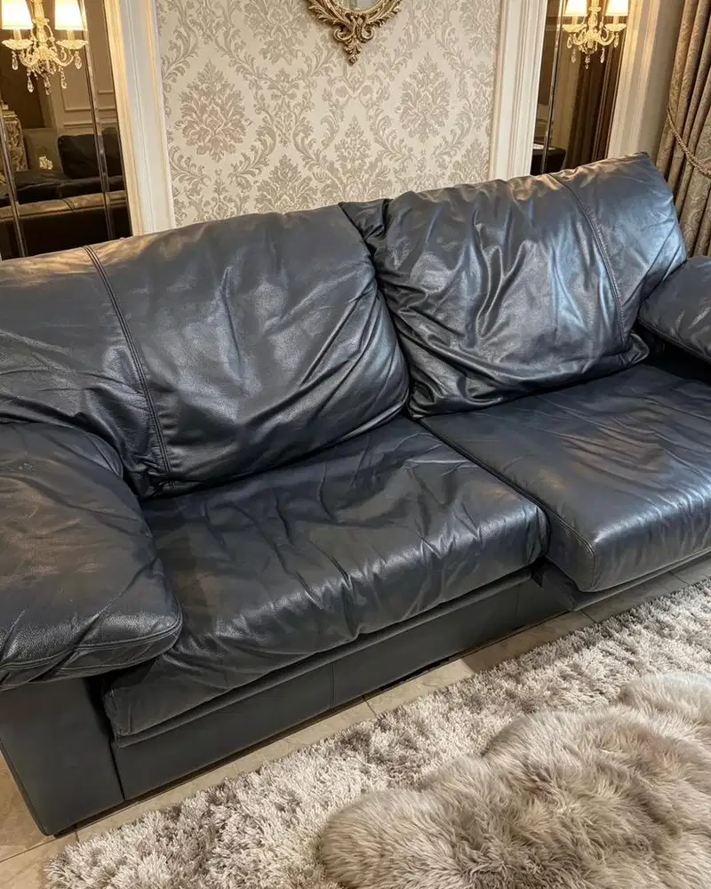 SOFA 321 DOIMO ITALIAN LEATHER GENUINE ( FULL KULIT ASLI )