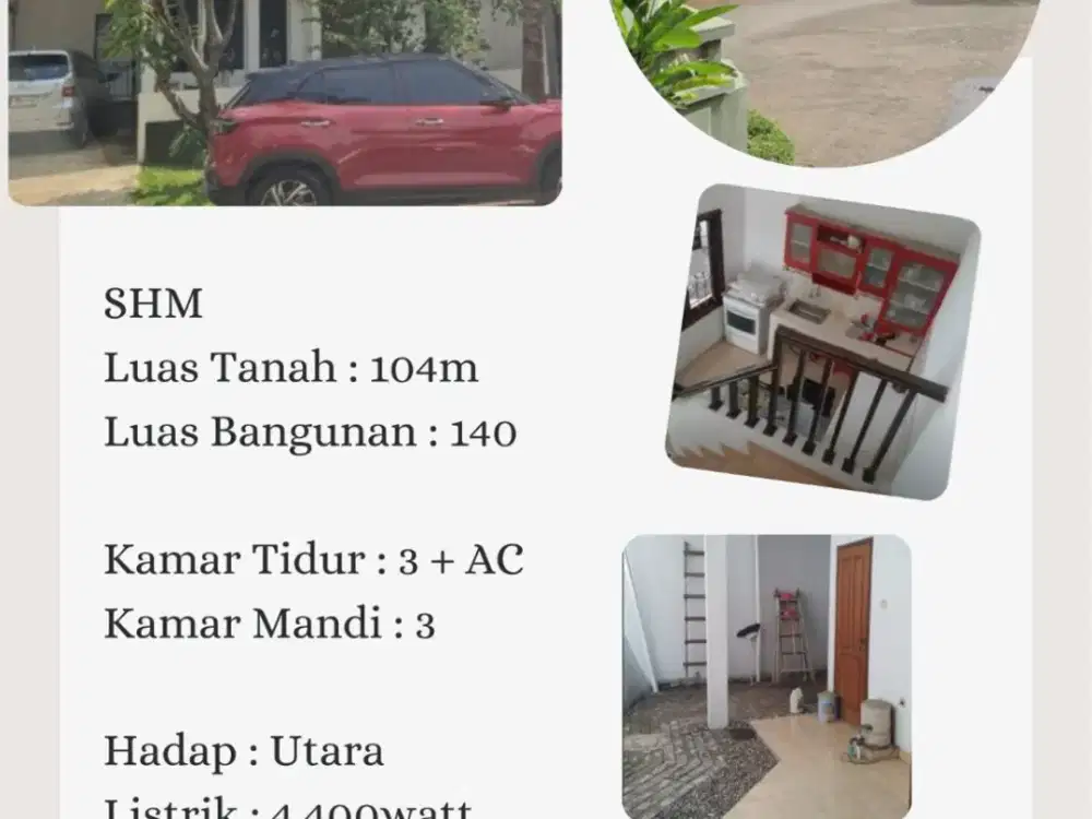 Rumah di Puri Sriwedari Cibubur , Sebrang Mall Trans Studio