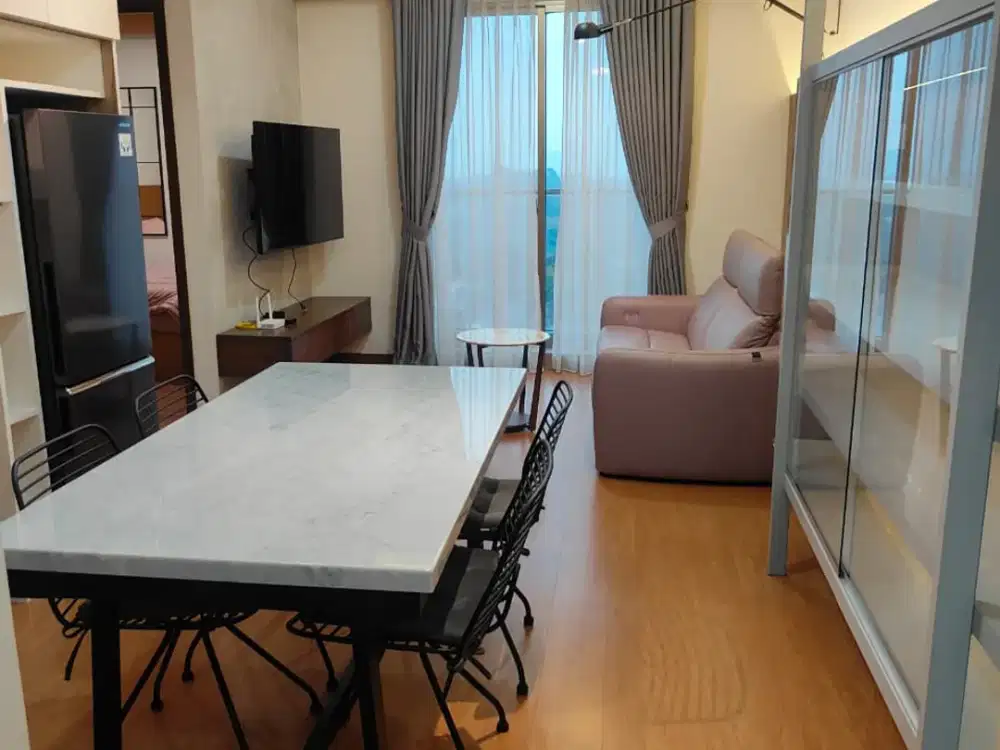 DIJUAL DAN DISEWAKAN APARTEMEN 2BR FURNISH DI HEGARMANAH RESIDENCE BANDUNG
