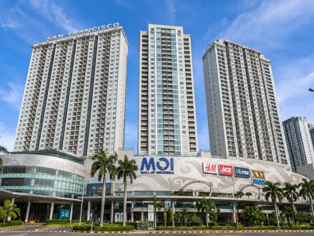DIJUAL MURAH APARTEMEN 2 BR, FURNISHED TOWER SAN FRANSISCO MOI KELAPA GADING