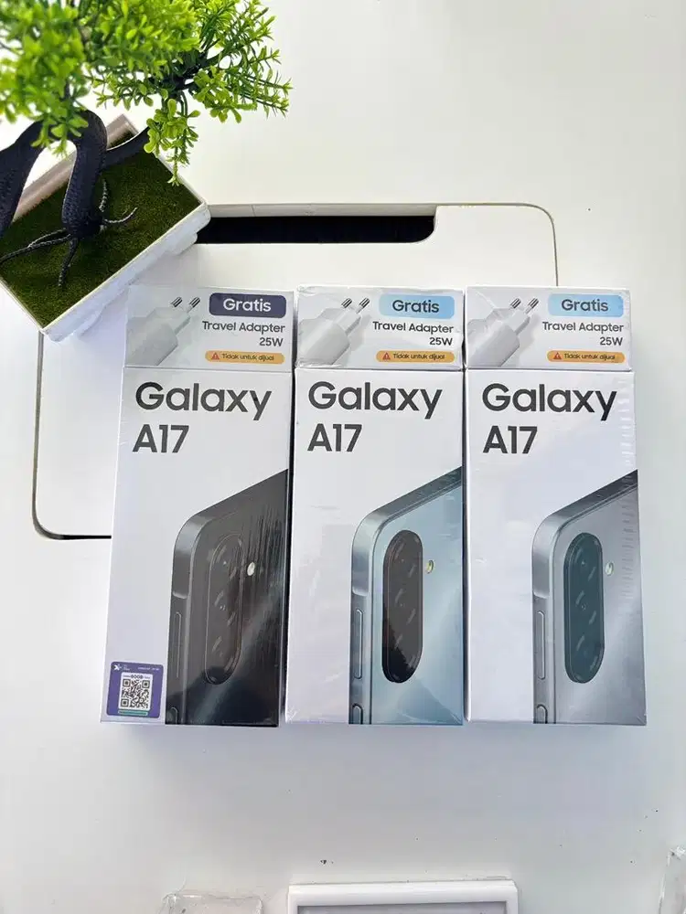 SAMSUNG A17 4G 8+8/128 NEW BERGARANSI RESMI