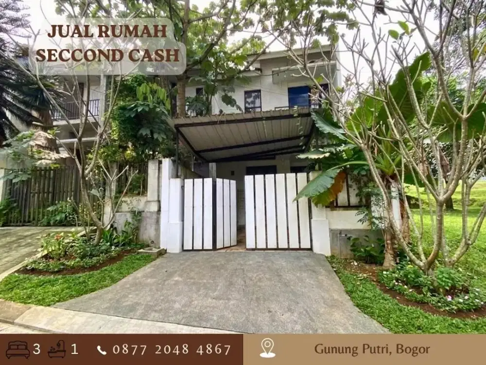Rumah Cash MURAH Strategis 2LT LT100 795JT di Bukit Golf Riverside dkt Tol