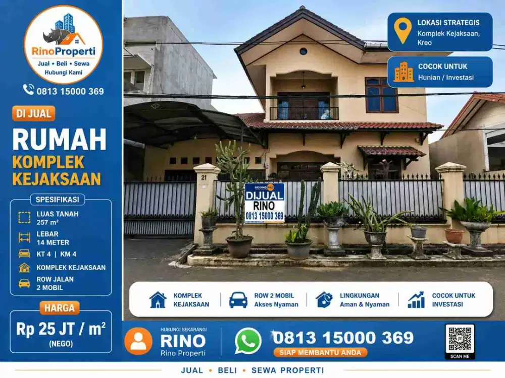 Rumah 2lt siap huni dalam komplek kejaksaan kreo tangerang
